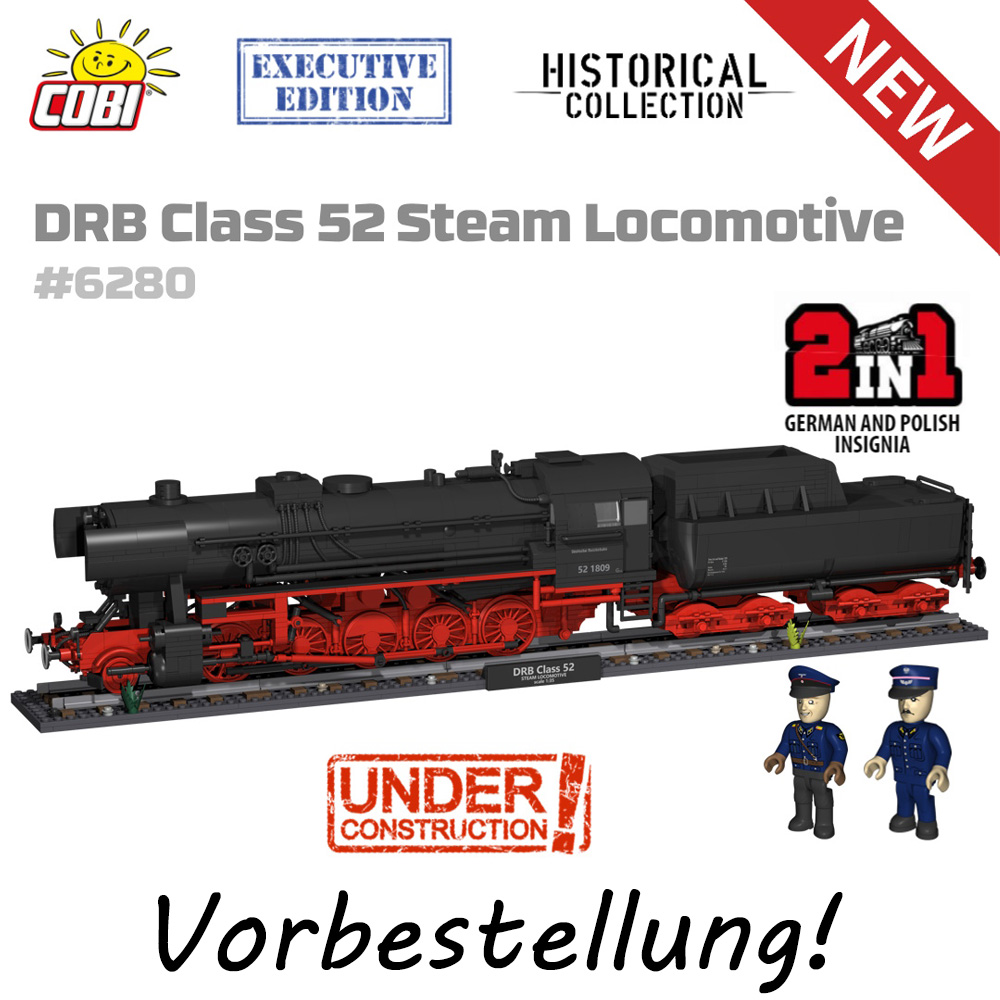 COBI 6280 DRB Class 52 Steam Locomotive Executive Edition